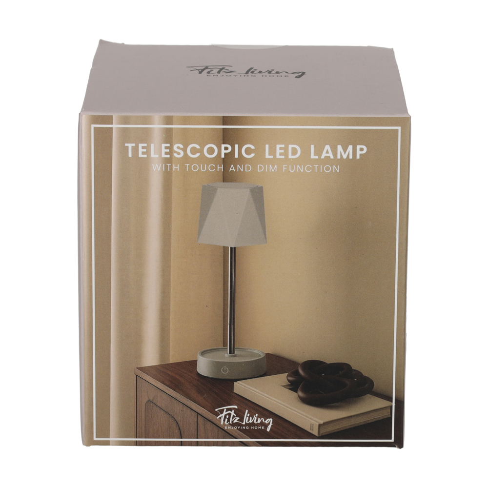 FITZ Living Telescopische LED Lamp Taupe
