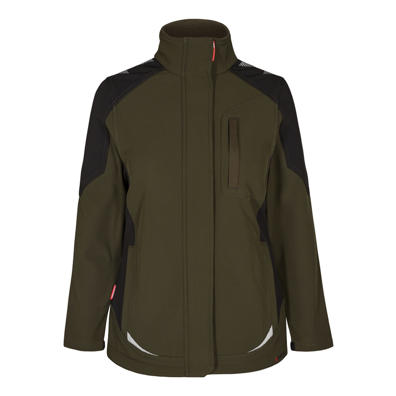 Engel Galaxy Softshell Jacket Ladies - Forest Green/Black