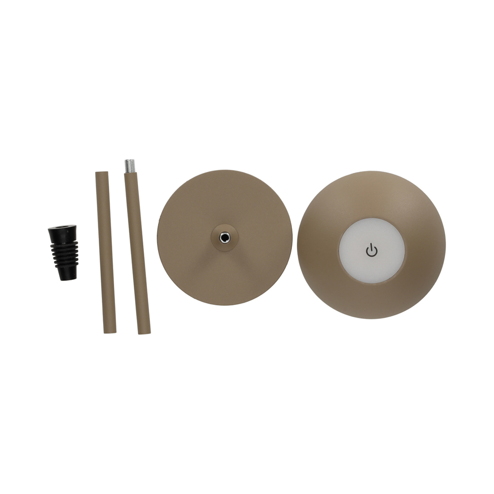 JENS Living 3-in-1 LED Touch Lamp Taupe