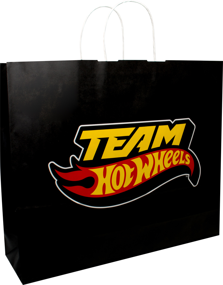 BASIC draagtas met gedraaide papieren koorden, 41 x 12 x 35 cm