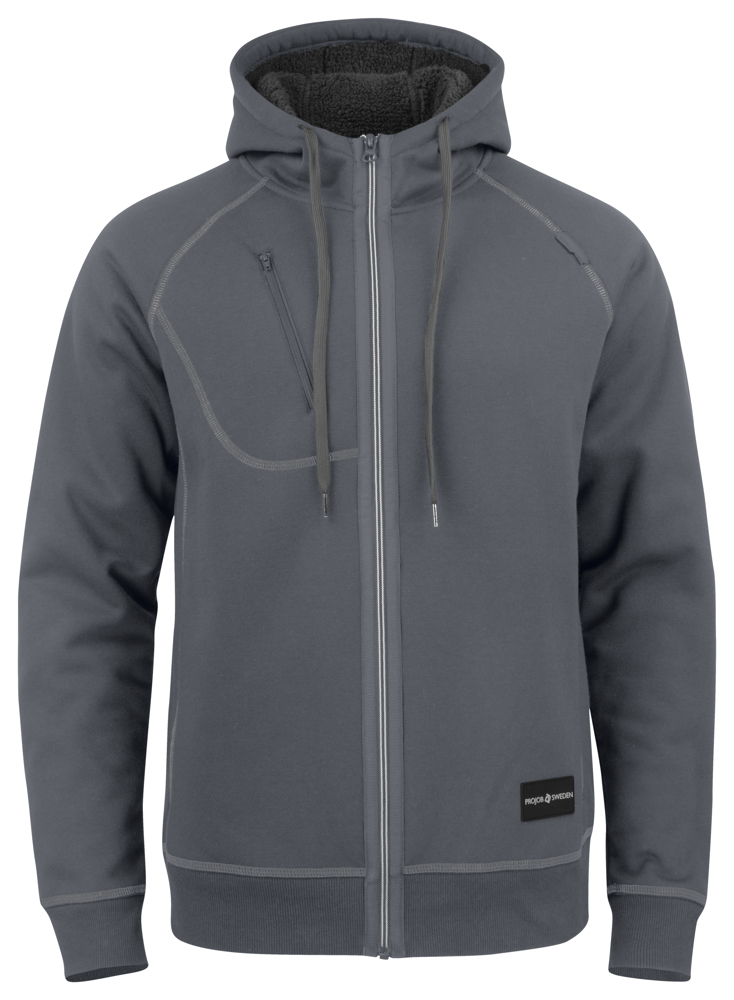 2130 HOODIE MET TEDDYVOERING - Grijs