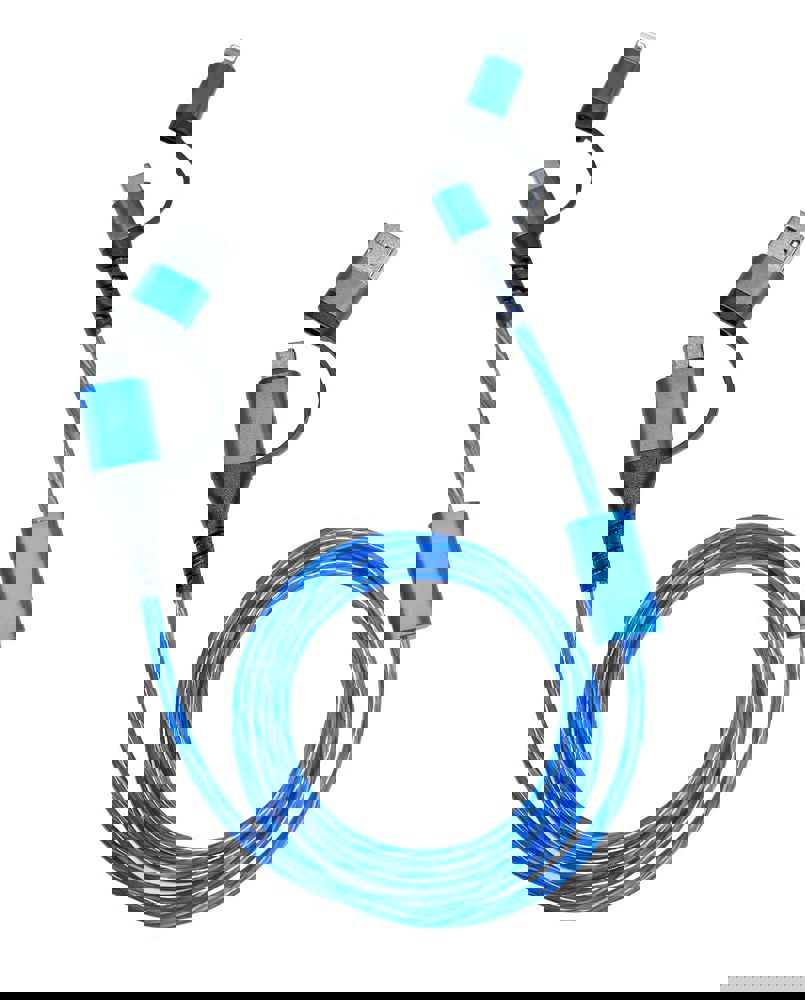 ALU FLOW LED 4 in 1 snellaadkabel