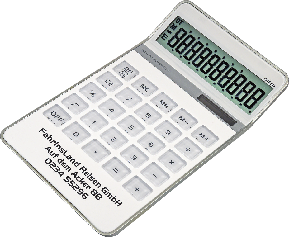 Rekenmachine met dubbel vermogen ALEGRO