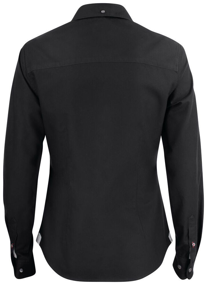 Cutter & Buck - Belfair Oxford Shirt Dames Zwart XXL