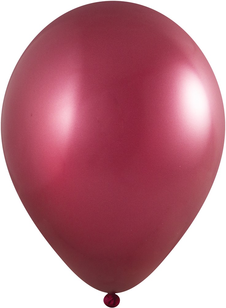 Ballonnen bedrukt 85/95 cm - Ø 33 cm - 11 inch - Burgundy Metallic (2441) (± PMS 209)