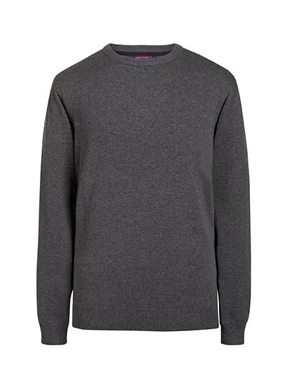 Brook Taverner - Crew Neck Jumper Jackson - Charcoal