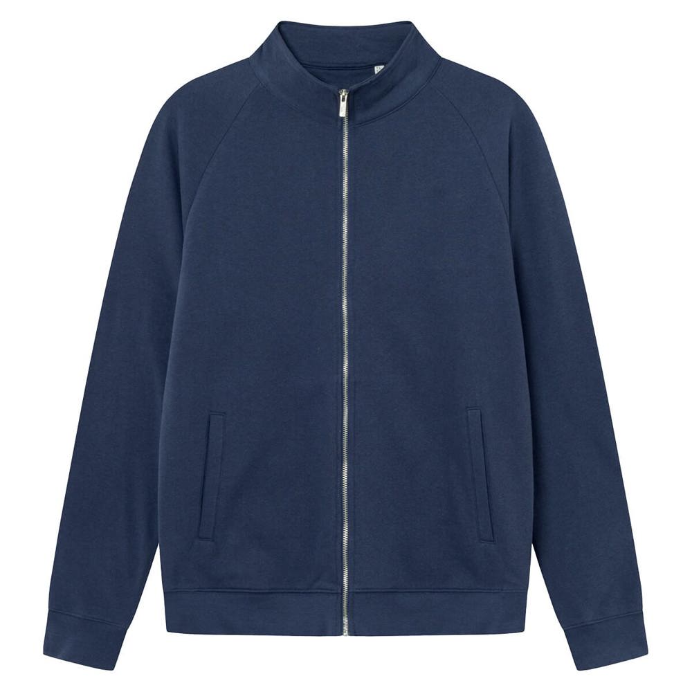 Brickstone unisex full-zip sweater, 280 gr/m² - Navy (PMS533C) / Navy