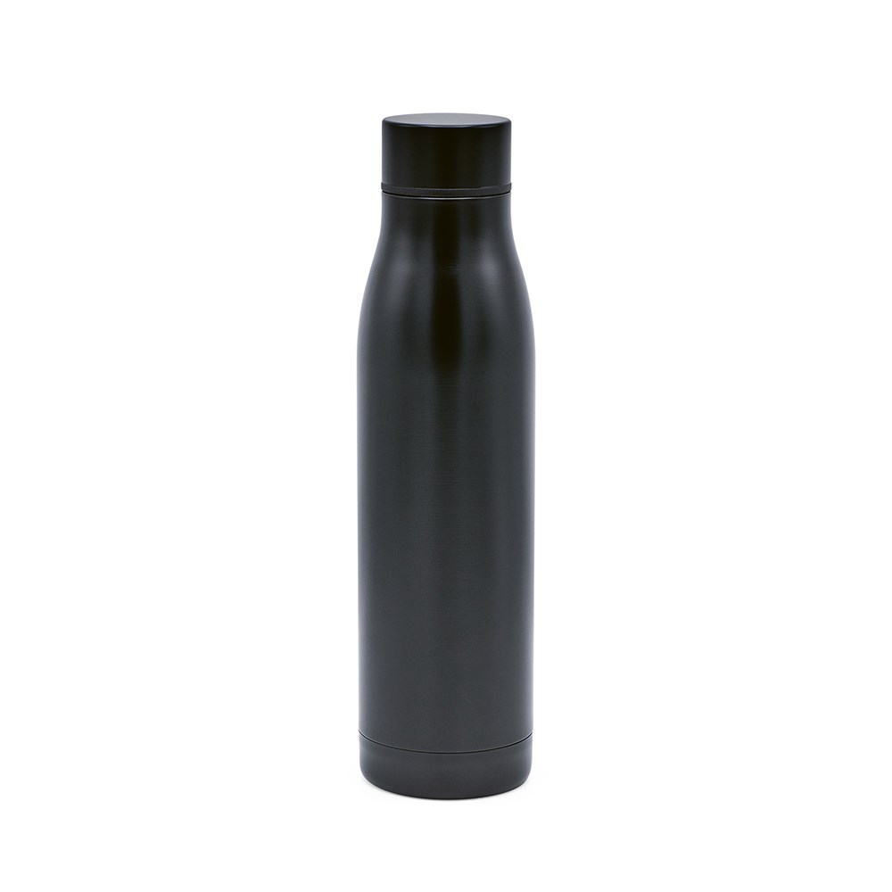 Acuara fles gerecycled roestvrij staal 630 ml - Zwart