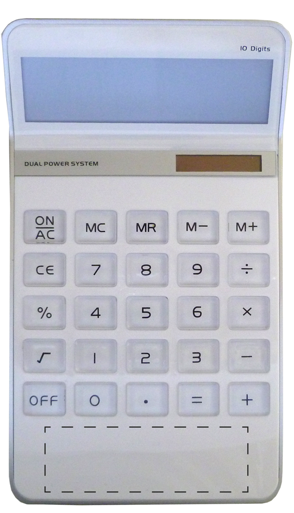 Rekenmachine met dubbel vermogen ALEGRO