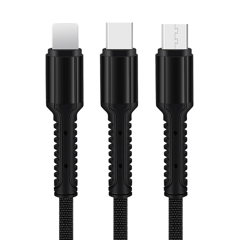 3in1 Cable "Flex" grijes