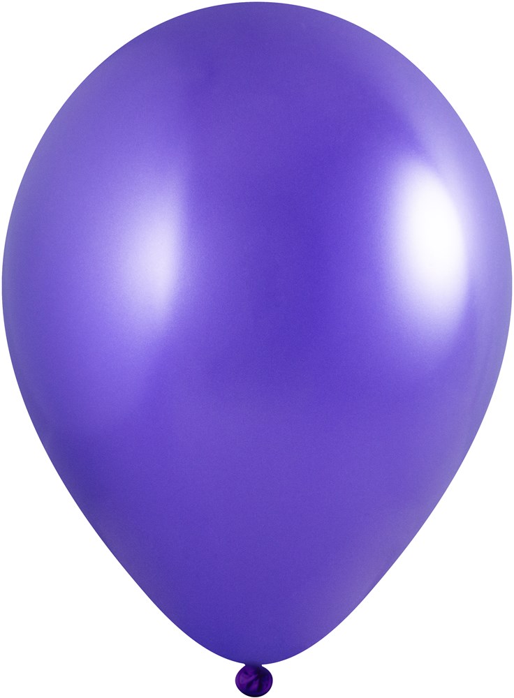 Ballonnen bedrukt 85/95 cm - Ø 33 cm - 11 inch - Paars Metallic (2470) (± PMS 268)