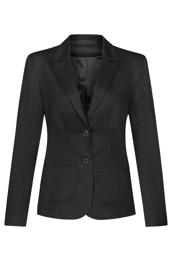 D jersey blazer RF Casual - 11 antraciet melange