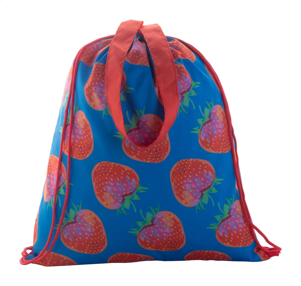 CreaDraw Shop - custom made tas met trekkoordsluiting - Rood/Wit