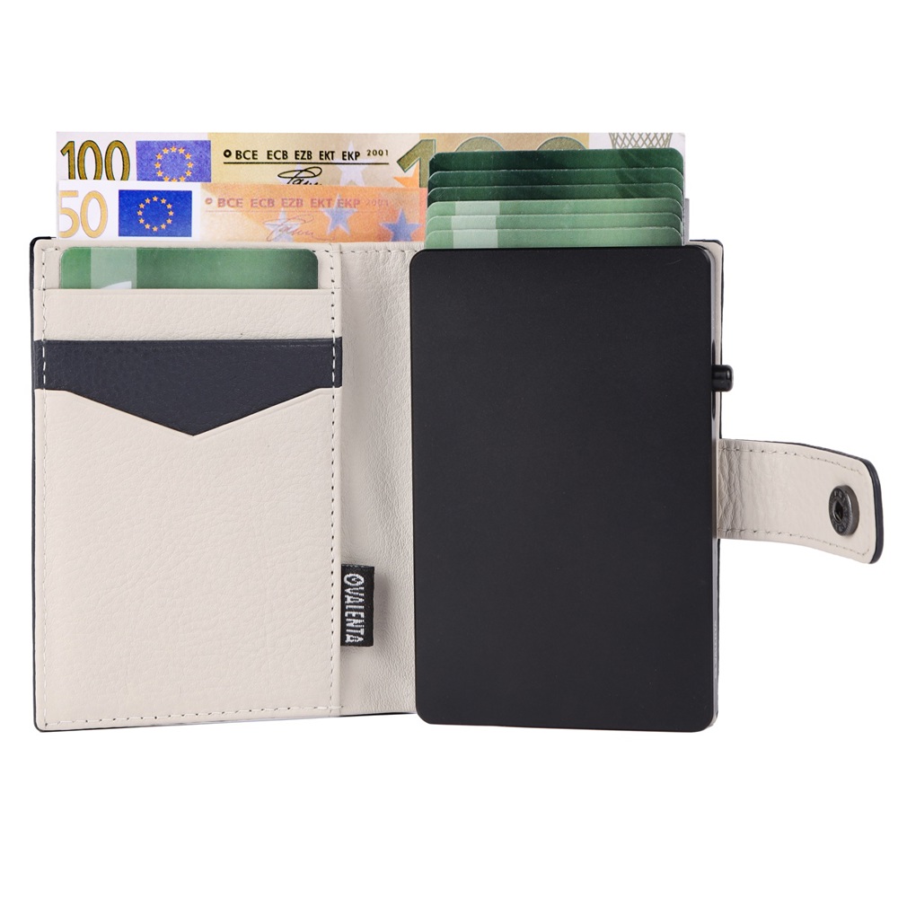 Card Wallet Leather MagSafe Luxe Navy