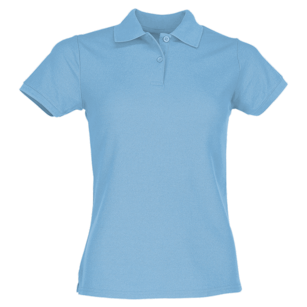 632120 - Dames 65/35 polo - Pastelblauw