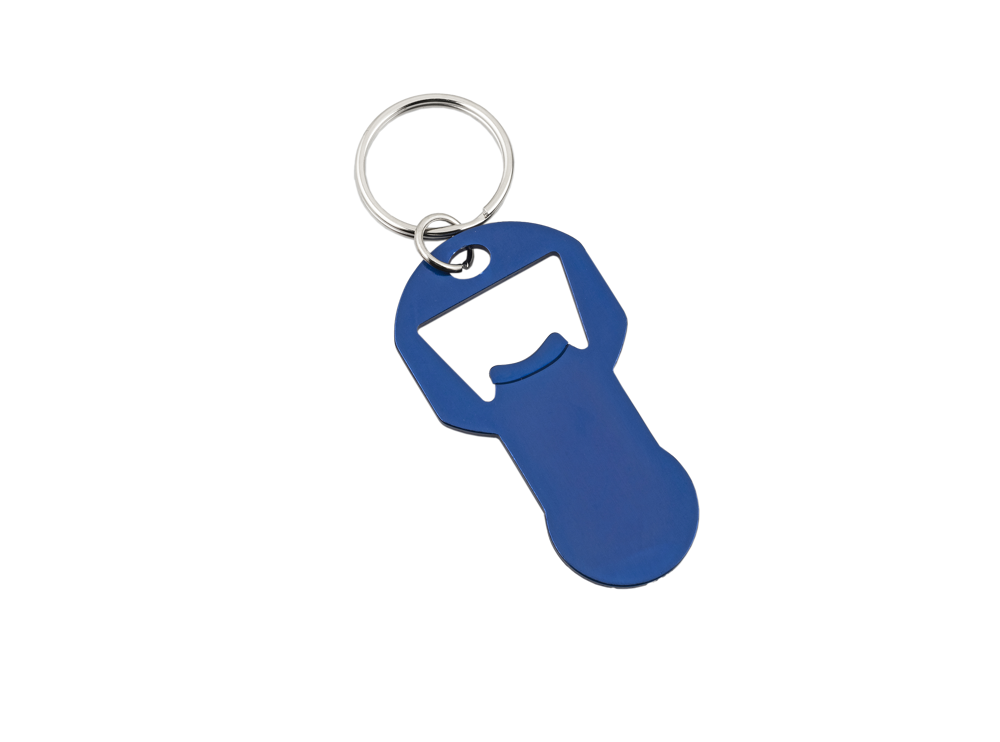 Boodschappensleutelhanger MELO - Blauw