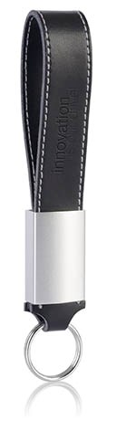 CHAIN USB LEATHER - Brown