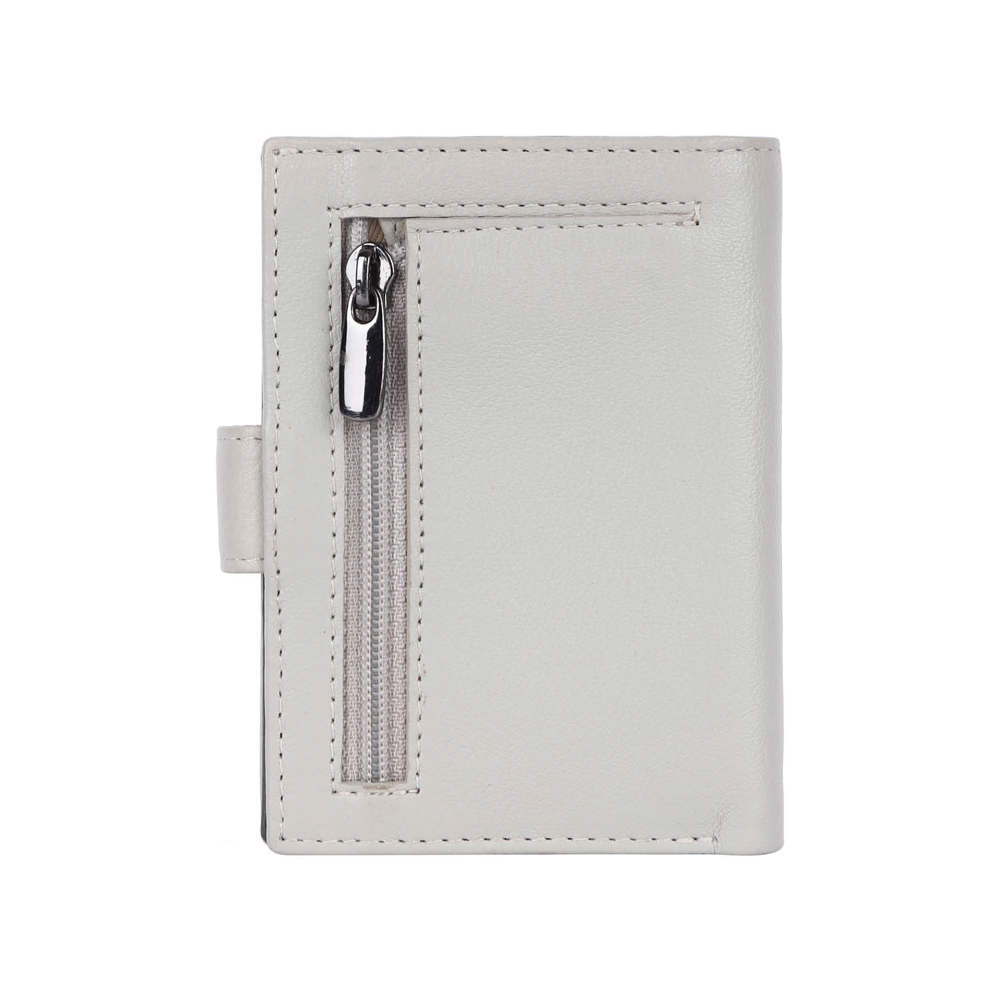 Card Wallet Leather MagSafe Luxe Off White