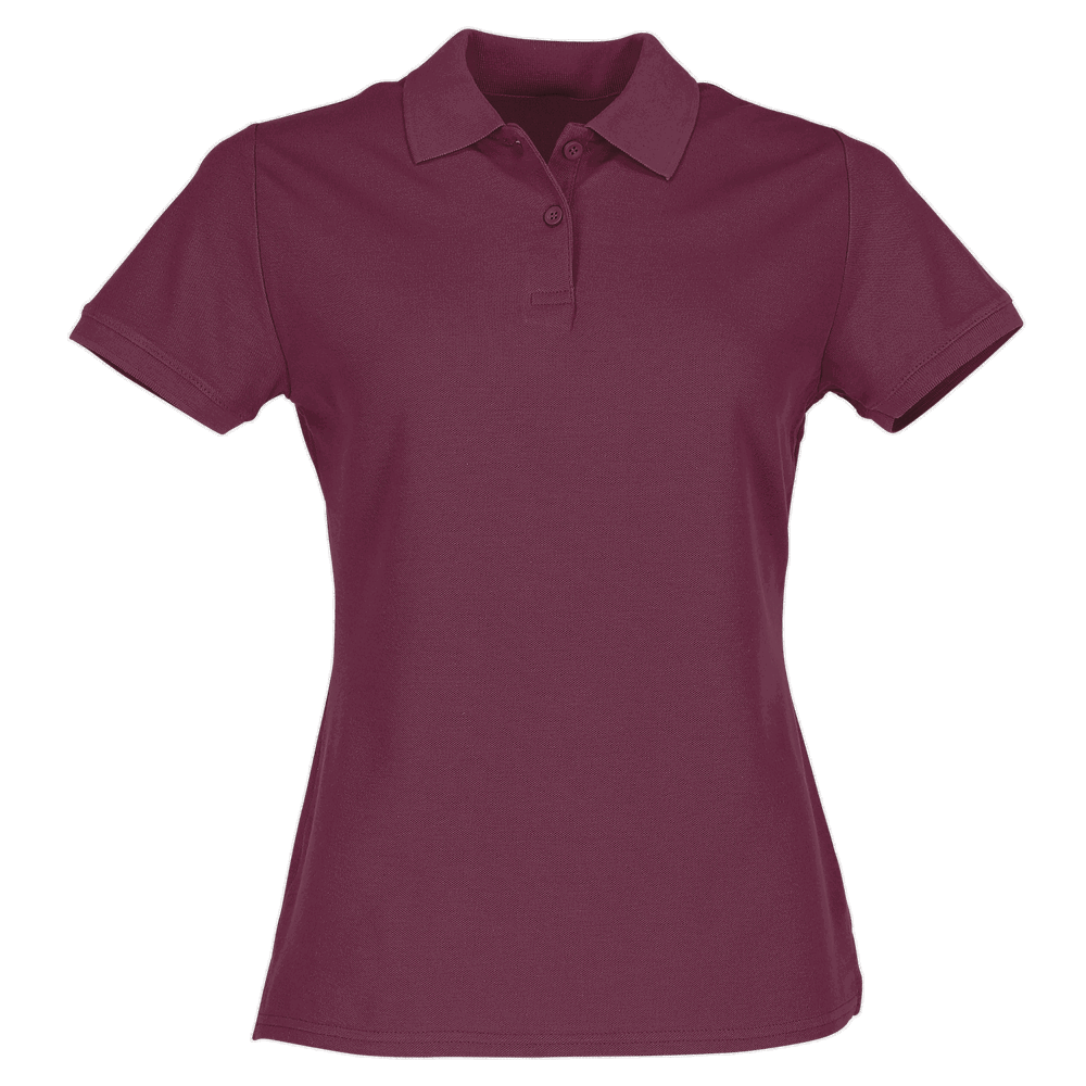 630300 - Dames premium polo - Bordeaux