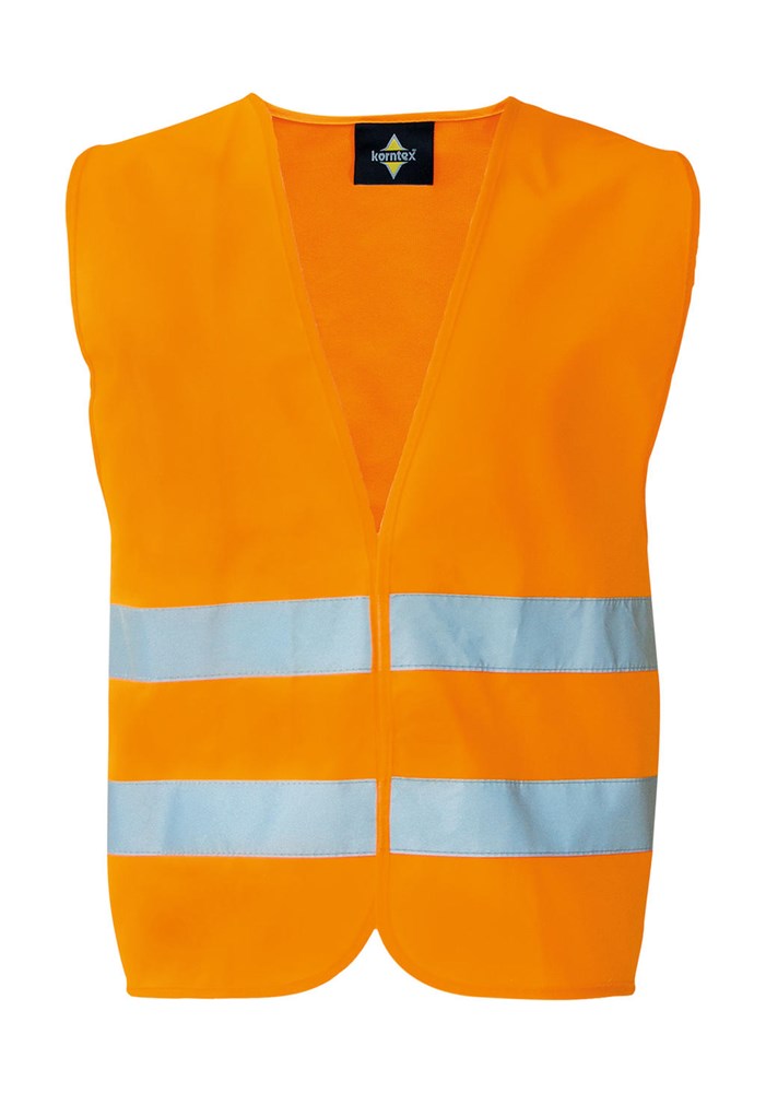 Basic Safety Vest in a Pouch "Mannheim" - Orange
