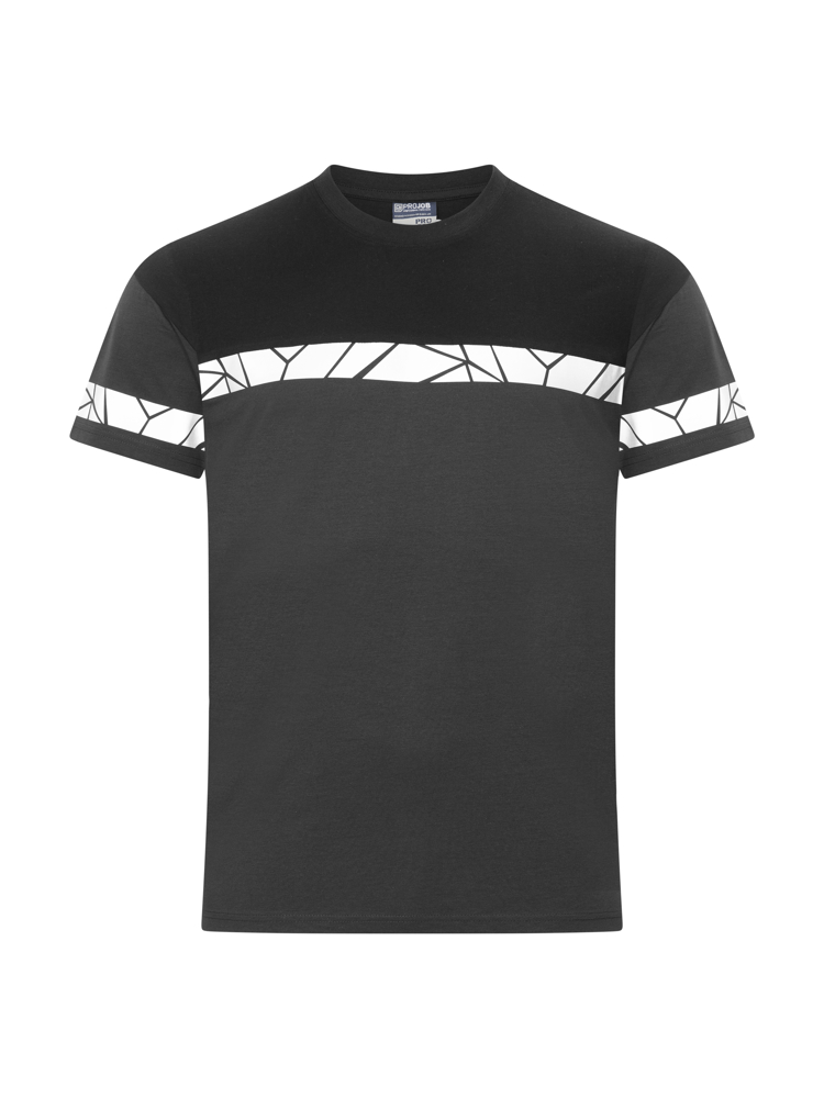 7001 T-SHIRT - Grijs/Zwart