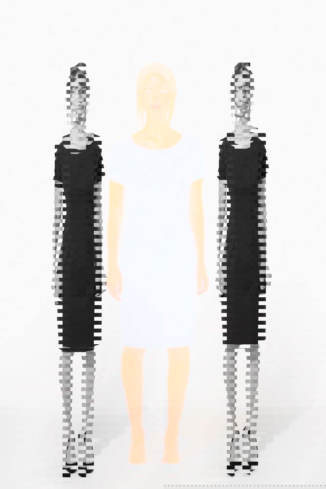 K500 - Jurk met korte mouwen