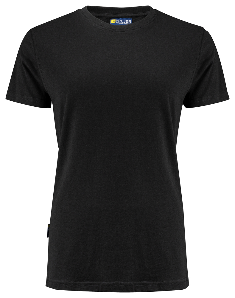 2032 DAMES T-SHIRT KATOEN - Zwart