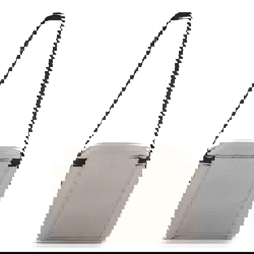 600D gerecycled PET koeltas voor 6 blikjes 25 x 14.5 x 15.5 cm 5 L