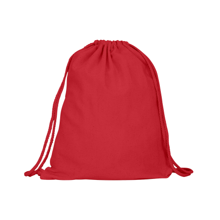 ADARE Katoenen rugzak gekleurd, 140 gr/m² - Rood