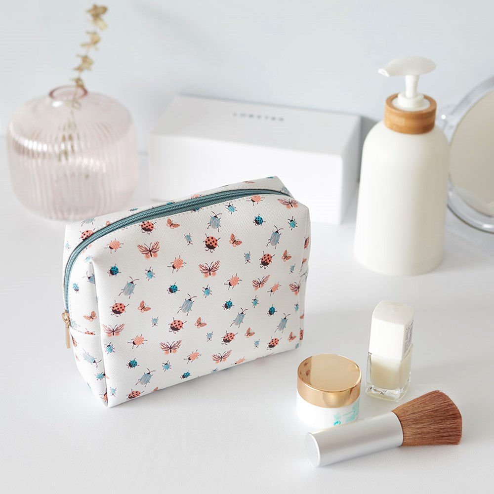 Beauty case,Bugs,groen,plastic