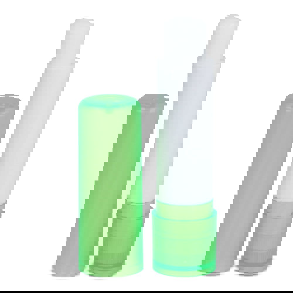 Klassieke lippenbalsemstick gerecycled materiaal - Ecru / Groen