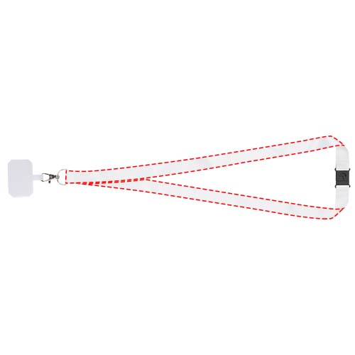 Addie sublimatie lanyard met telefoonhouder en veiligheidssluiting