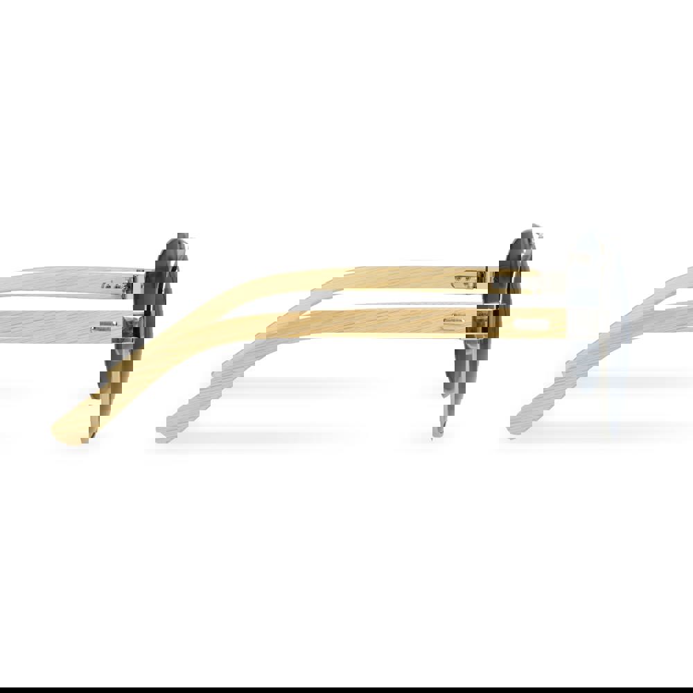 Aviator zonnebril met bamboe poten