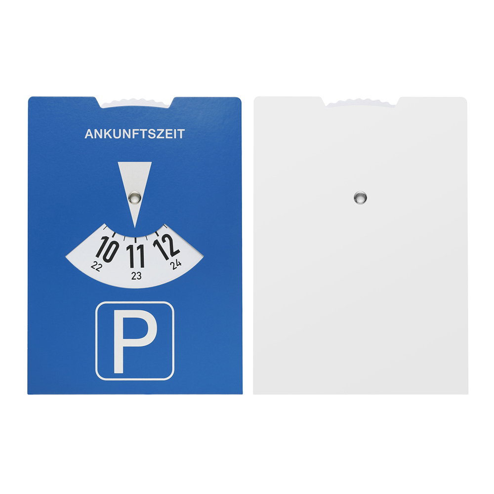 Kartonnen parkeerschijf