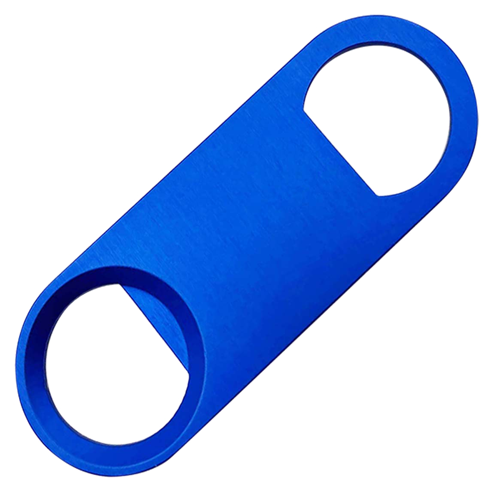 Dubbele flesopener - Blauw