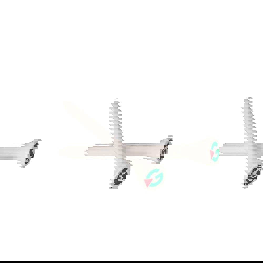 Bamboe houten tee 70 mm