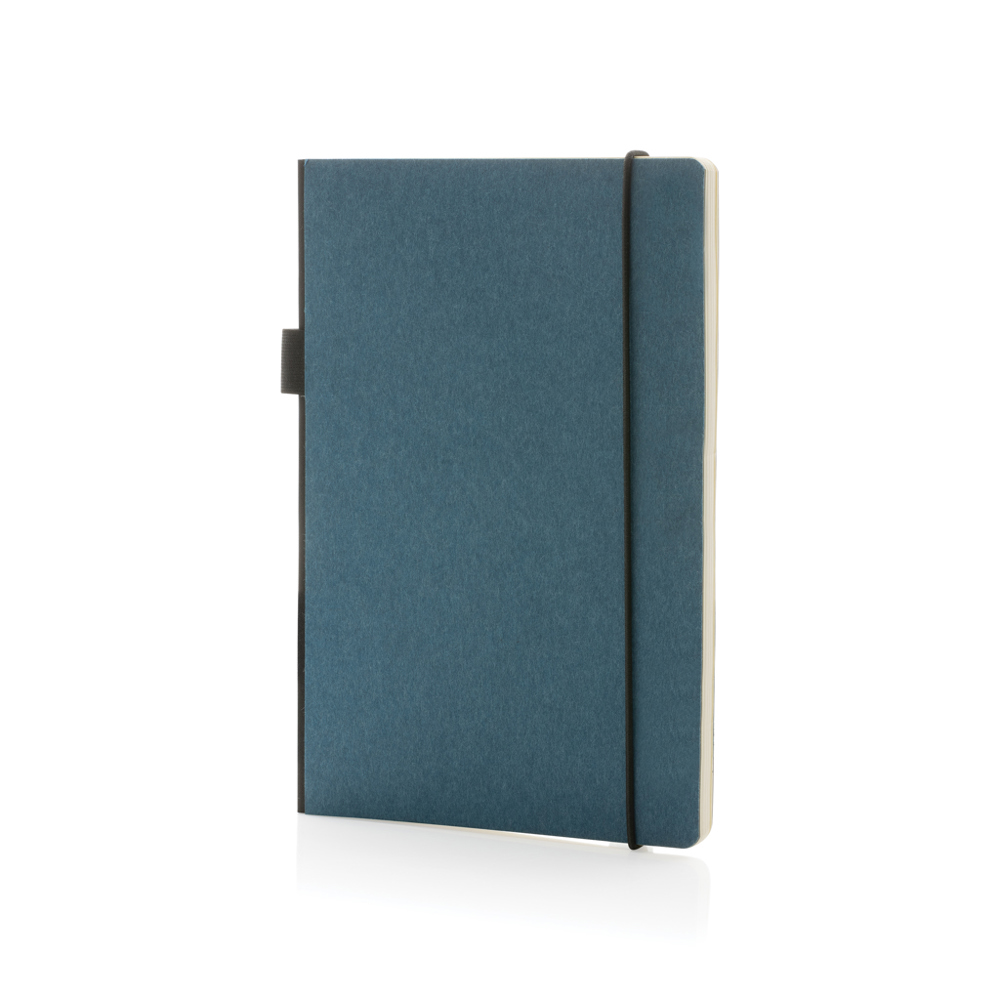 A5 deluxe kraft hardcover notitieboek - blauw (± PMS 5405)