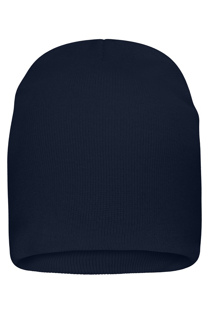 Bio Cotton Casual Beanie - Navy (ca. Pantone 296C)