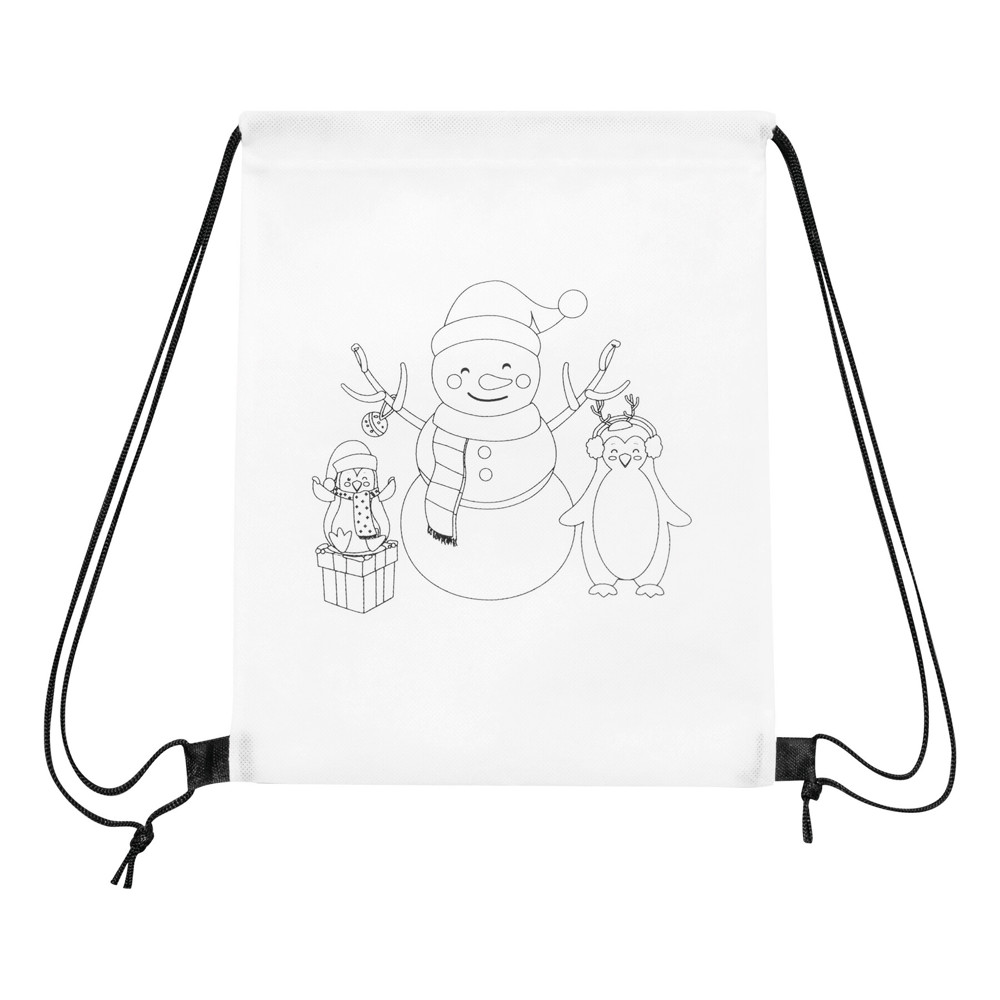 COLOURFUL SNOWMAN - Eenvoudig rugtasje