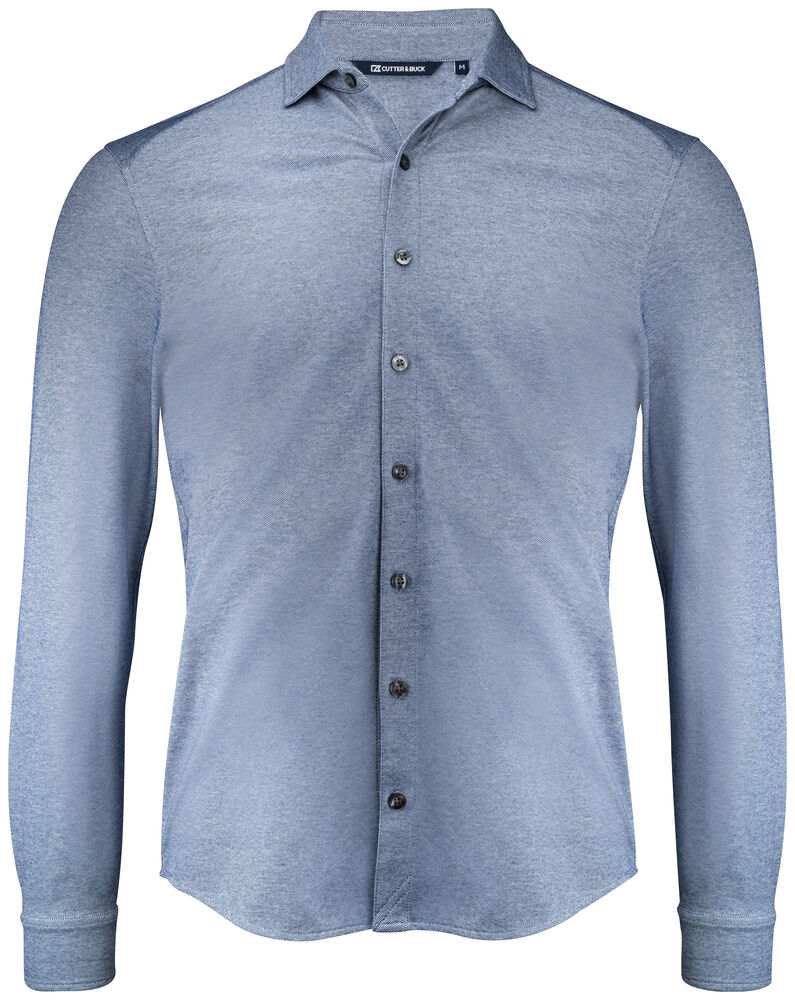 Cutter & Buck - Advantage Shirt Heren - Indigo Melange