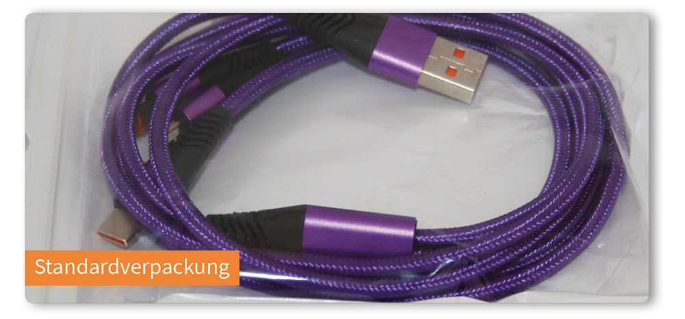 3in1 Cable "Flex Highspeed" purper