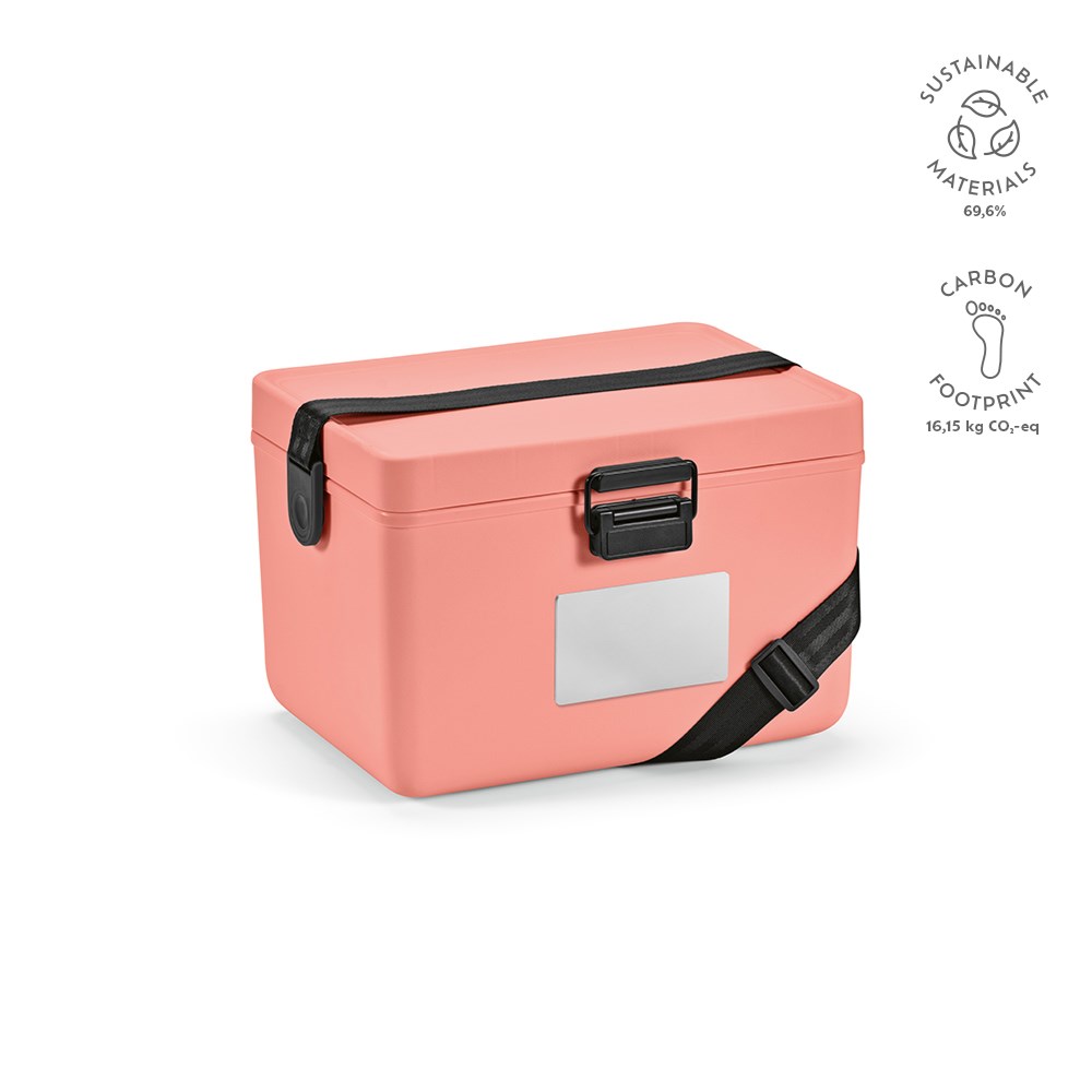 Bangkok 12L Koeler Gerecycled PP - Zalm