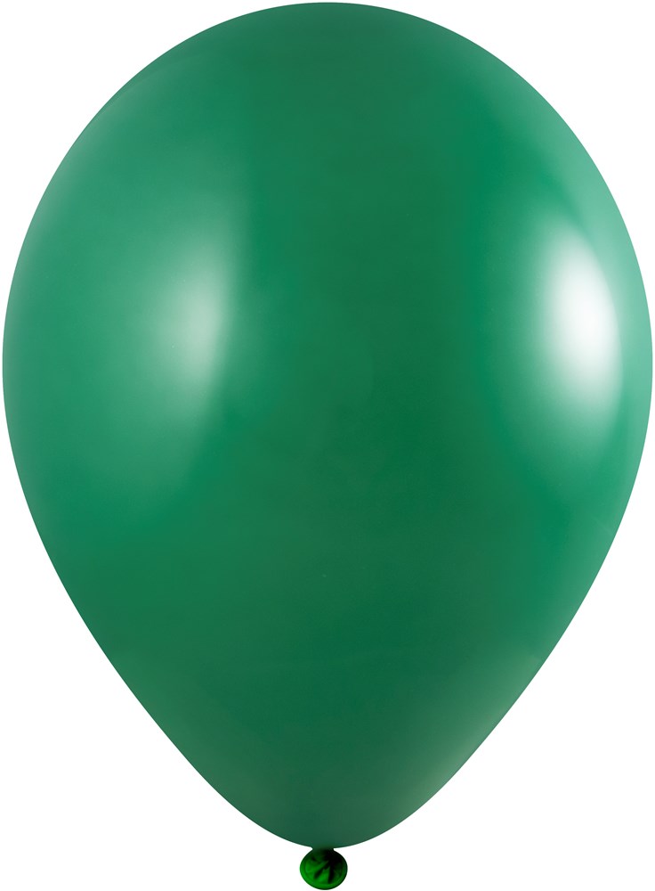 Ballonnen bedrukt 85/95 cm - Ø 33 cm - 11 inch - Donkergroen (1165) Pastel (± PMS 7734)