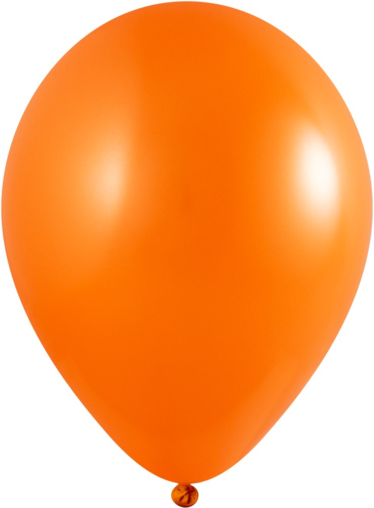 Ballonnen bedrukt 85/95 cm - Ø 33 cm - 11 inch - Oranje Metallic (2420) (± PMS 21)