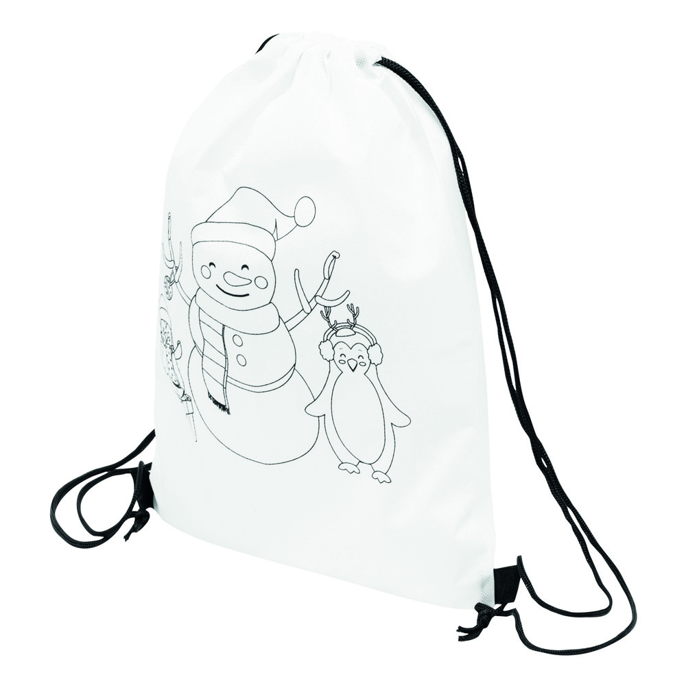 COLOURFUL SNOWMAN - Eenvoudig rugtasje