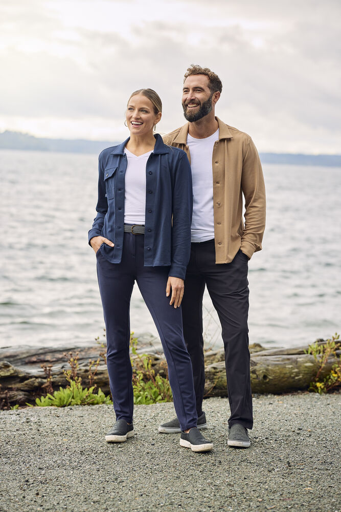 Cutter & Buck - Advantage Leisure Shirt Heren Grijs Mélange XL