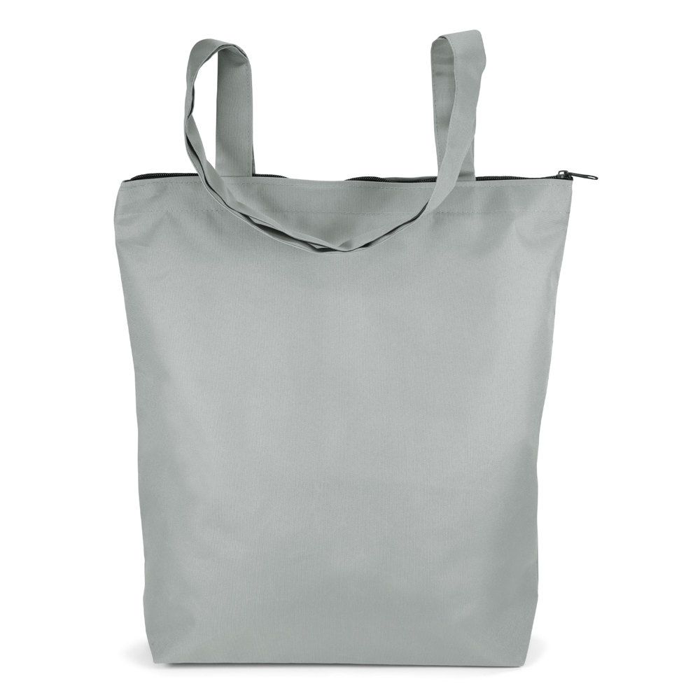 ATLANTA – Tas van 300D polyester met rits an bodemvouw - Grijs