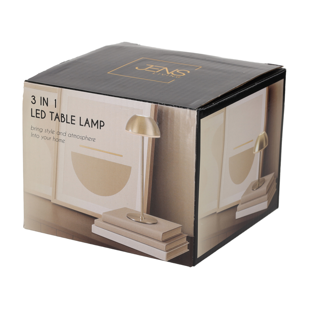 JENS Living 3-in-1 LED Touch Lamp Goud