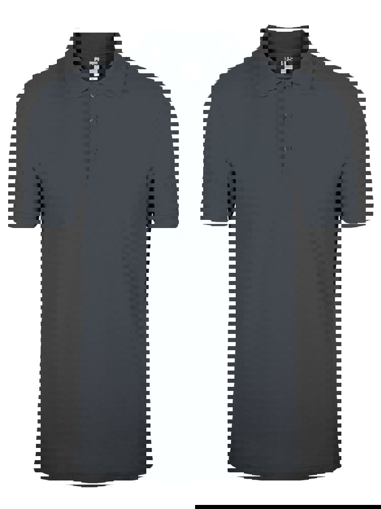 BS Evolution Polo, 180gr/m2, 100% katoen - Donkergrijs (PMS 7540C)