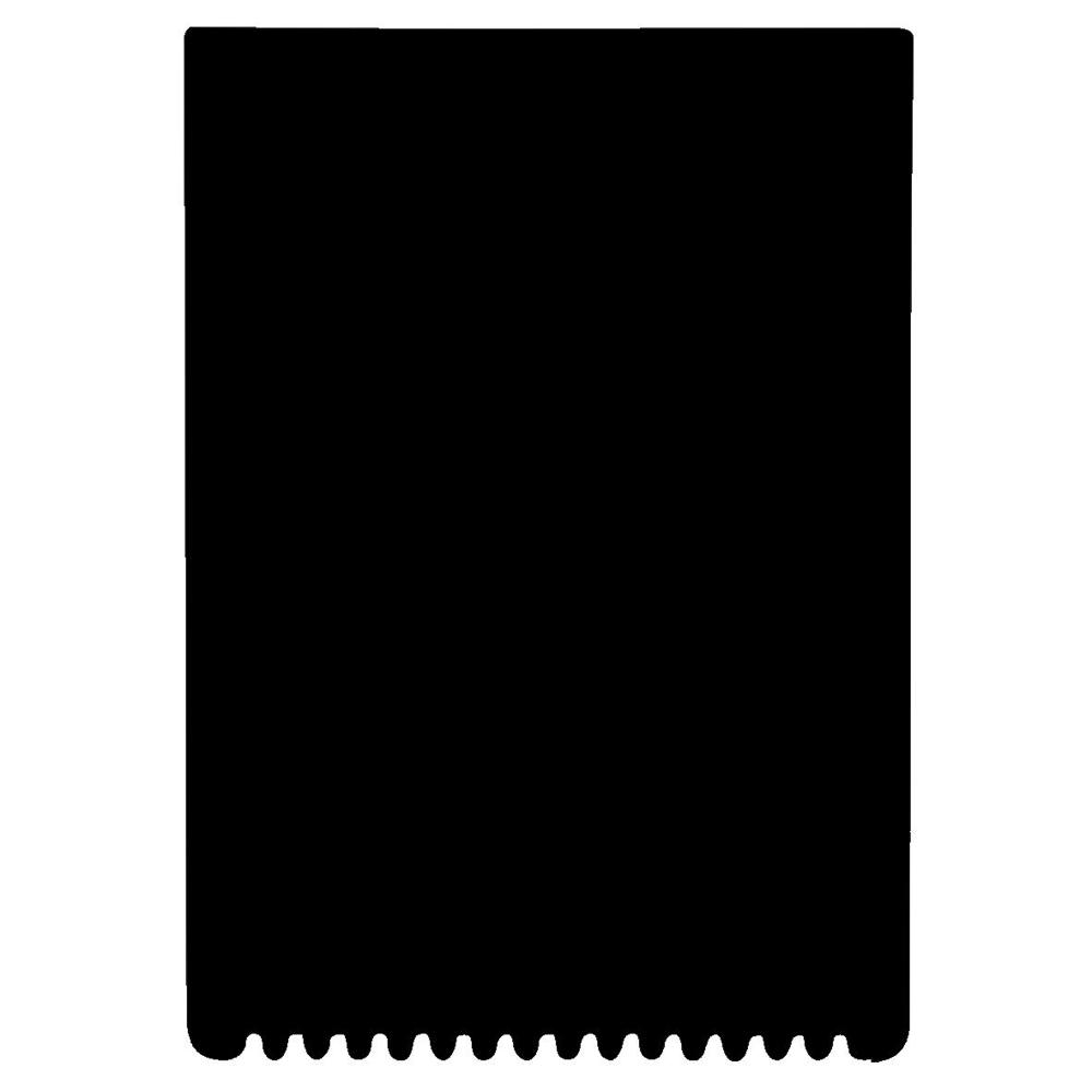 Eiskrabber "Rechthoek" - Zwart